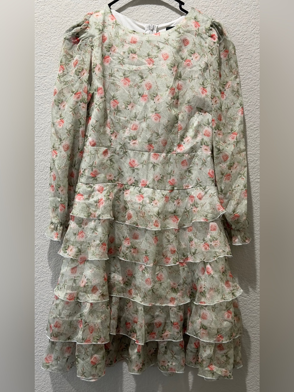 Angelic Chic Collection Woman’s Tiered Floral Dress